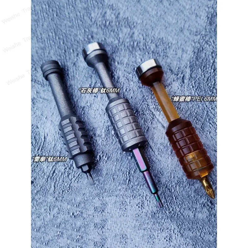 Titanium Alloy PEI 6mm4mmScrewdriver Cross Bit Riding Equipment Portable EDC Gadget Outdoor Camping Multi-functional Gear Tools