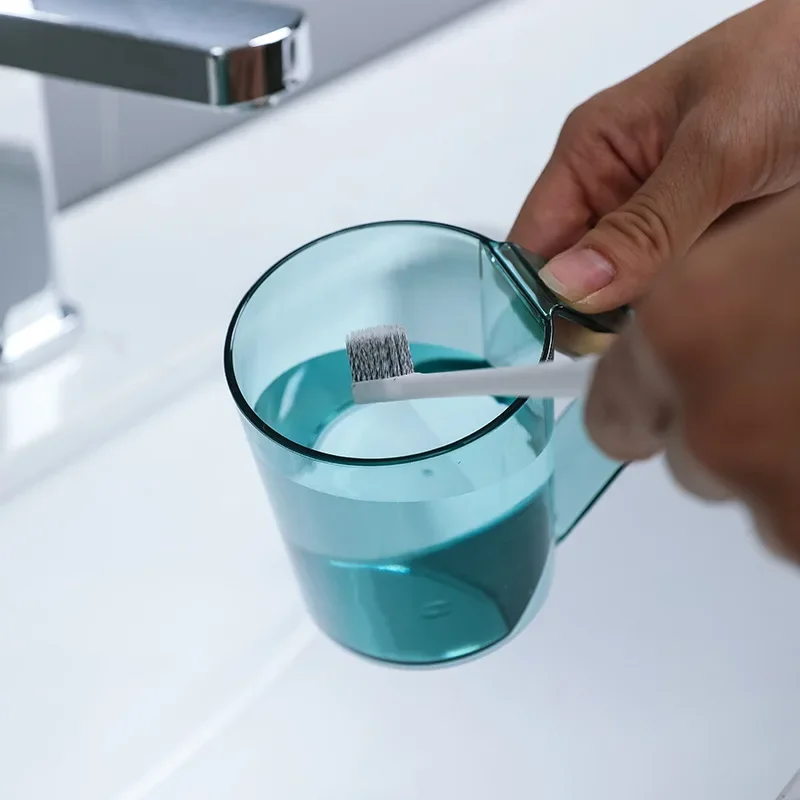 xgnvpy Mouthwash Cup Toothbrush Holder Creative Inverted Drain Design Drinking Water Brushing Cup Unique Container