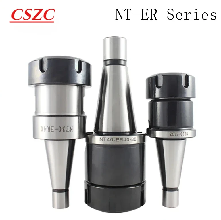 New NT series tool holder NT40 NT30 ER16 ER20 ER32 ER40 collet for CNC milling machine tool spindle tool holder and knife shank