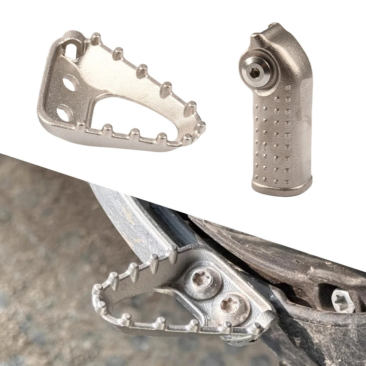 For KTM 125 150 250 300 350 450 500 EXC EXCF SX SXF XC XCF XCW TPi 6D Stainless Steel Rear Brake Pedal Step Gear Shift Lever Ti