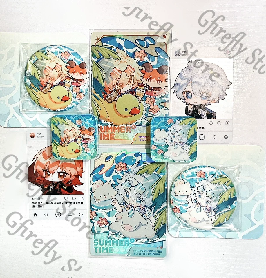 

Honkai: Star Rail Mydei Phainon акриловый кулон двойная вспышка брошь значок эмблема нагрудник косплей карты украшения Декор