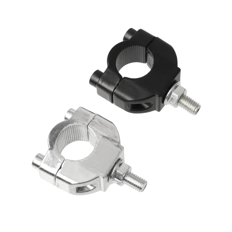 Motorcycle Handlebar Riser 1 Pair 7/8 Universal 22mm Handle Bar Mount Clamps For 2-Stroke 47cc 49cc Mini Moto Dirt Bike Parts