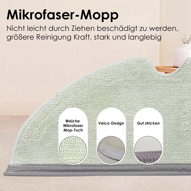 Запчасти для Roborock Q8 Max, Q8 Max +,Q5 Pro, сменные детали, аксессуары, основная боковая щетка, Hepa фильтр, Швабра, пылесборник