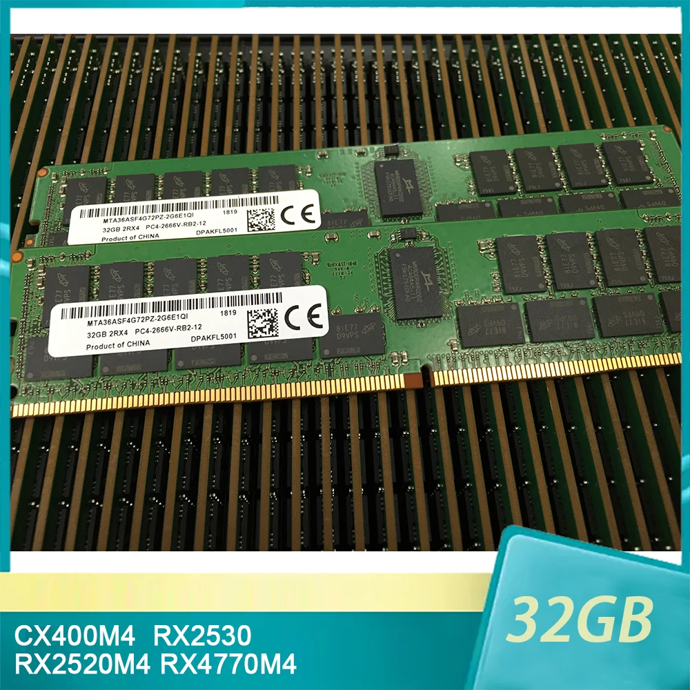 1PCS RAM CX400M4  RX2530 RX2520M4 RX4770M4 32G 32GB DDR4 2666 REG 2RX4 For SK Hynix Memory