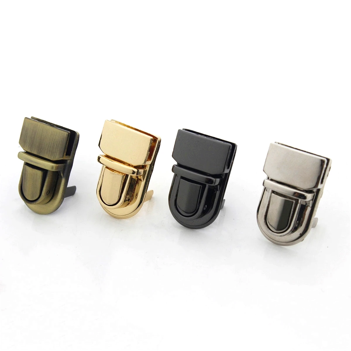 1pcs Metal Durable Buckle Tongue Lock Push Lock For DIY Handbag Bag Purse Luggage Hardware Closure Bag Parts Accessories