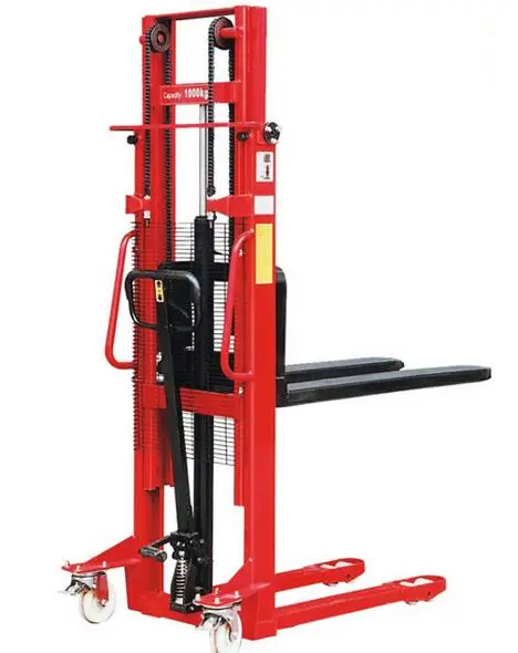3 ton hydraulic manual pallet stacker manual forklift