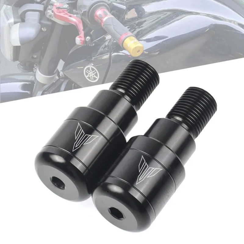 Empuñaduras de manillar de motocicleta, tapas de extremo de barra para Yamaha MT-09 Mt 07 125 10 mt07 tracer FZ IP44 XSR 700 900 mt07 mt09 2018 2017 2016