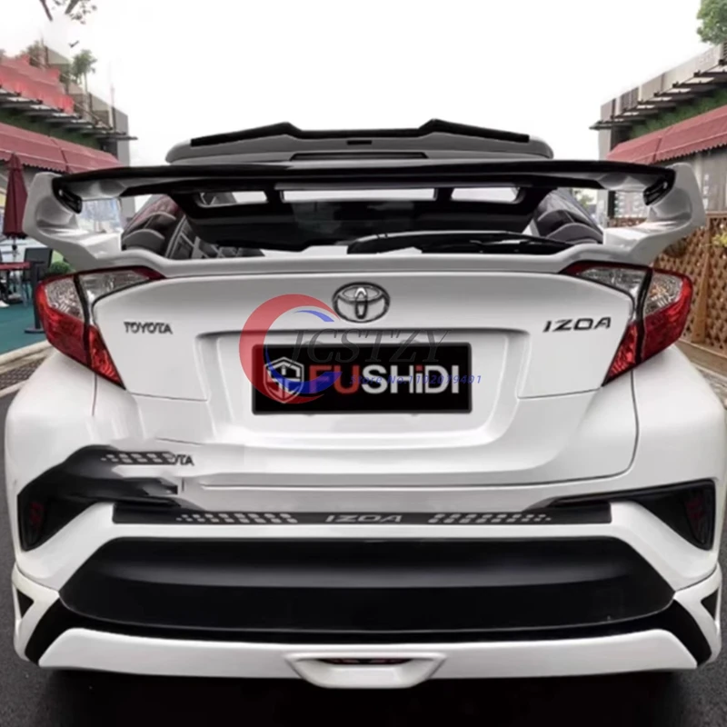 

For Toyota CHR C-HR 2016 2017 2018 2019 2020 2021 High Quality ABS Material Car Rear Trunk Wing Sport Accessories Body Kit