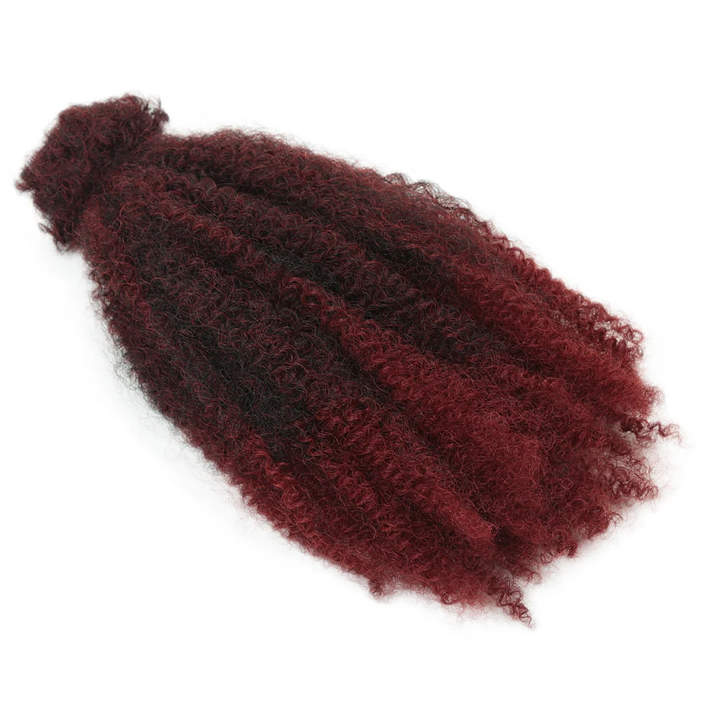 Alibaby 12 Zoll synthetische Afro Kinky Curly Crochet Haarverlängerungen Spring Twist Flechthaare für Locs Zöpfe natürlich aussehend – Detail 15