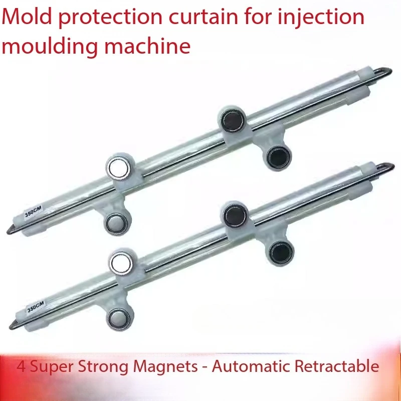 Retractable Injection Molding Machine Safety Cover, Fully Automatic Mold Protective Curtain for Machine Tool Protection