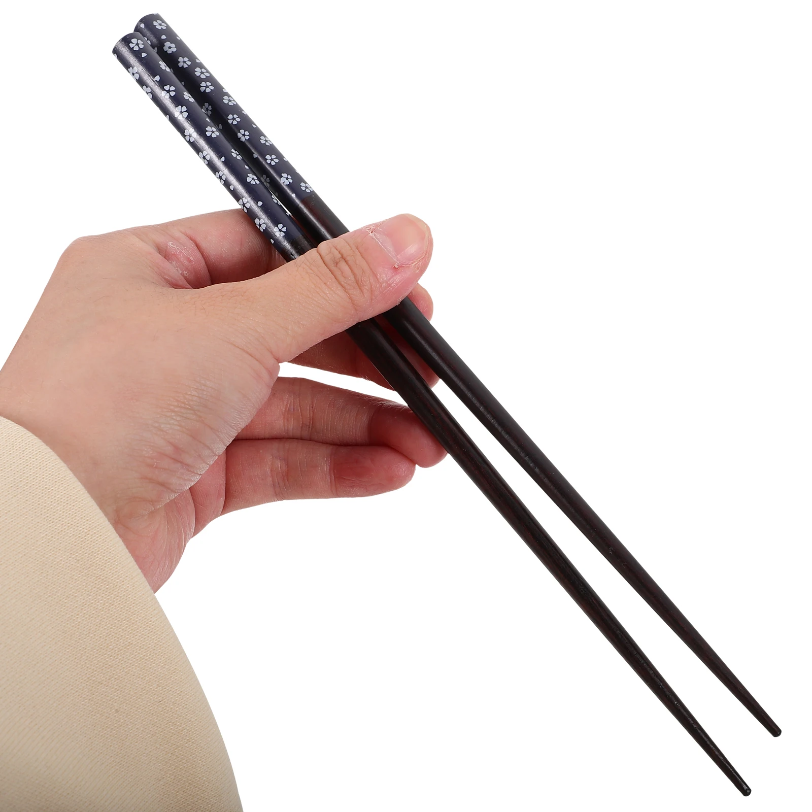 

1 set Japanese Style Blue Chopsticks Reusable Wooden Dinner Chopstick Set For Home Ramen Sushi Noodle With Storage Box