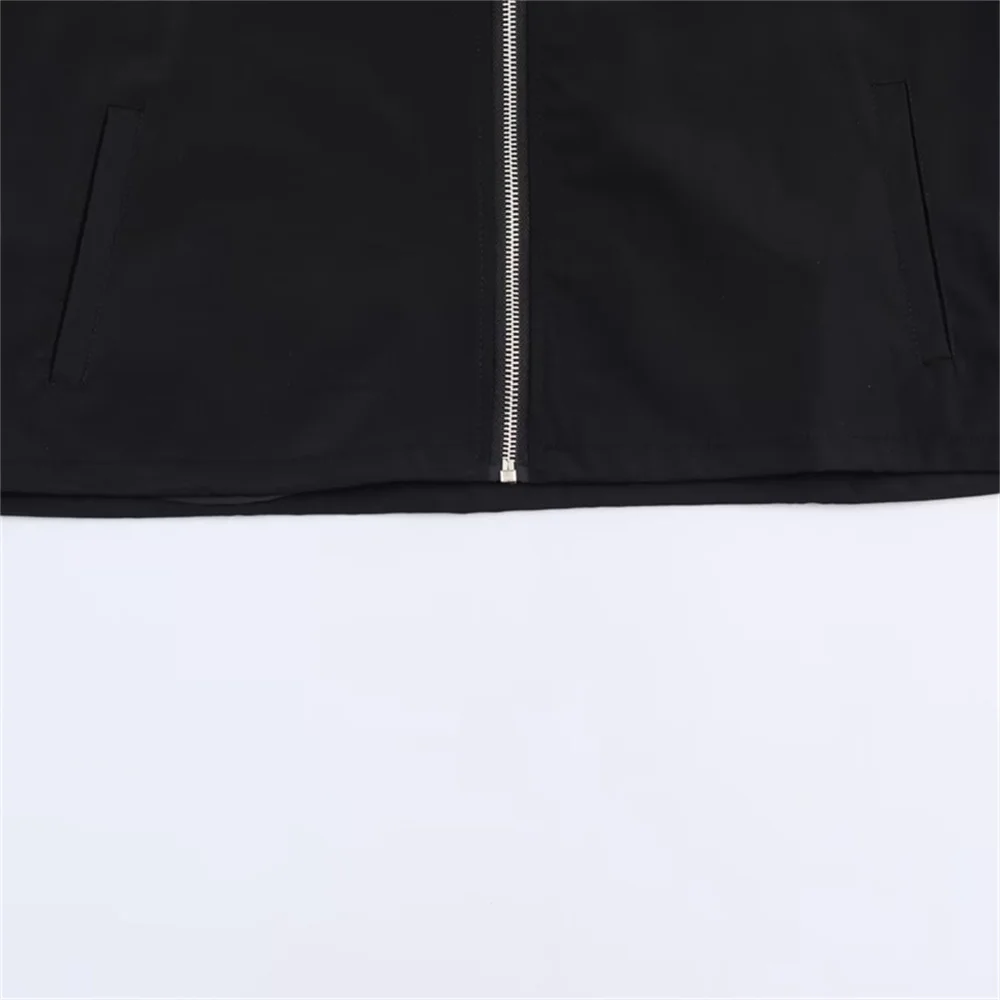 Autumn and Winter New Collection Women's Fashion Casual Long Sleeve Stand up Collar Zipper Nylon Puff Jacket Coat