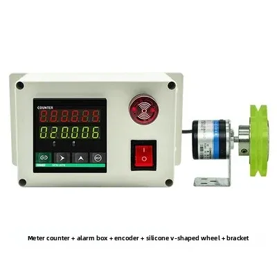 Meter Counter Roller Type Electronic Digital Display Intelligent Induction Length Controller Edge Banding Machine JK76