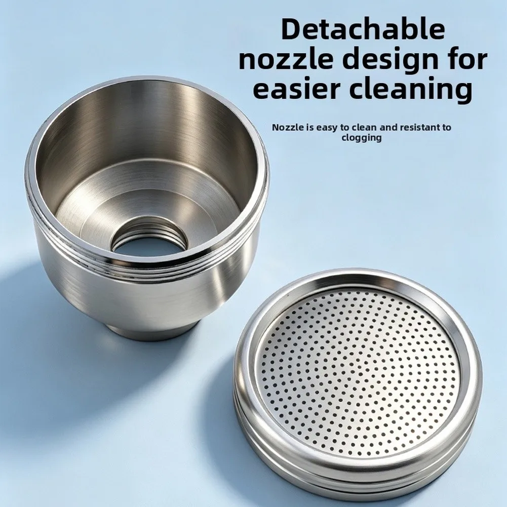 Garden Hose For Nozzle Constructed from Rust Resistant Aluminum Alloy with 2000 Holes for Consistent Spray Pattern