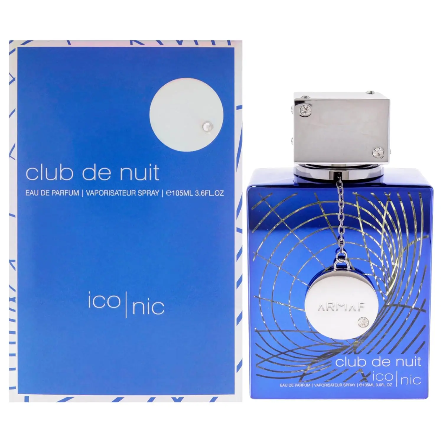 Armaf Club de Nuit Blue Iconic: una fragranza fresca esclusiva per uomo, profumo moderno e vibrante, 3,6 once