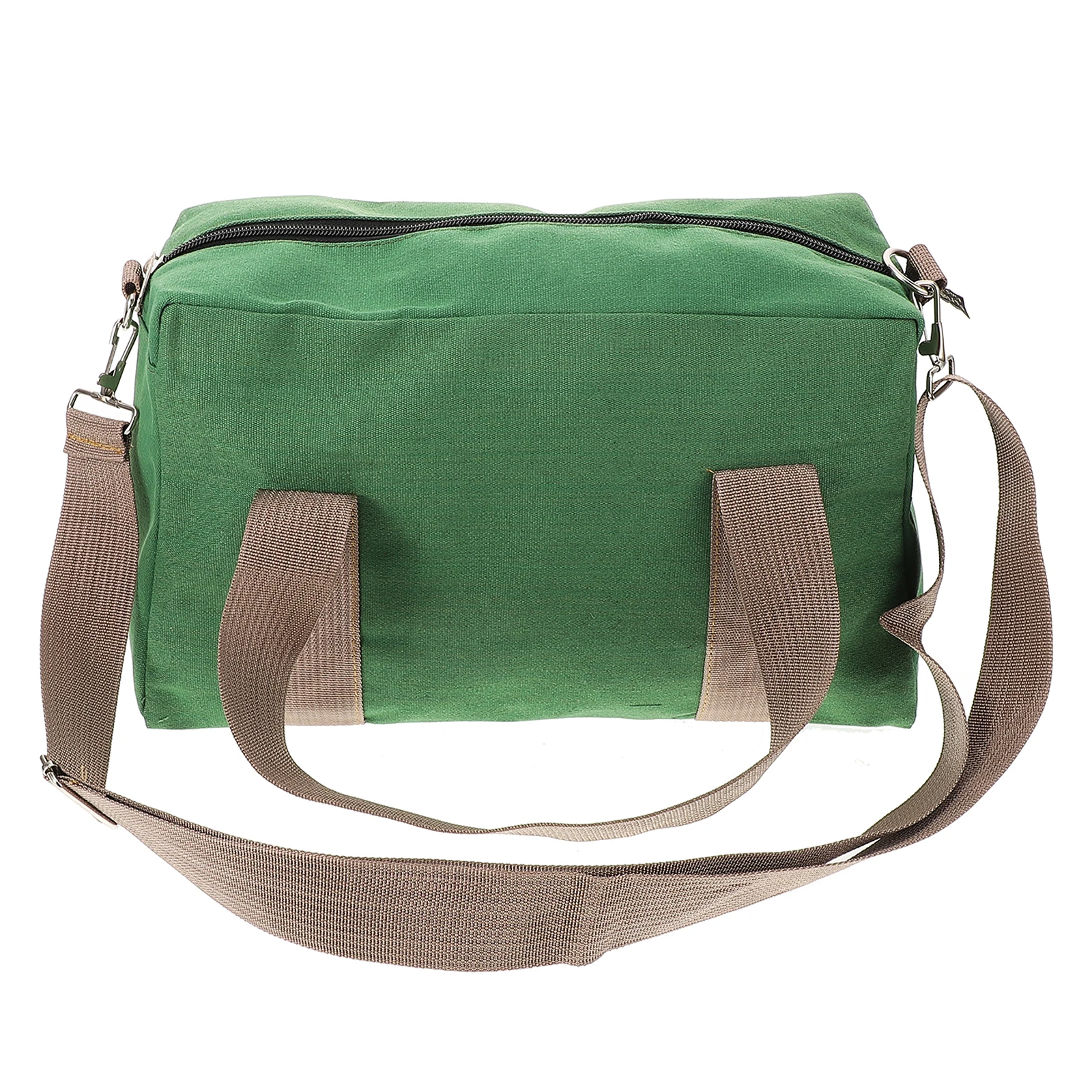 

Canvas Tool Bag 12 Inch Shoulder Strap Large Capacity Olive Green WYS186 Electrician Bag Outdoor Storage Multipurpose Tote Tools