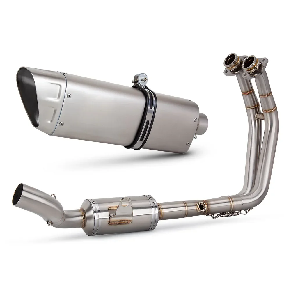Motorcycle Exhaust Full System For GSX8R GSX8S 2022-2025 Motorbike Modify Stainless Escape Header Tube Muffler Exhaust Pipes