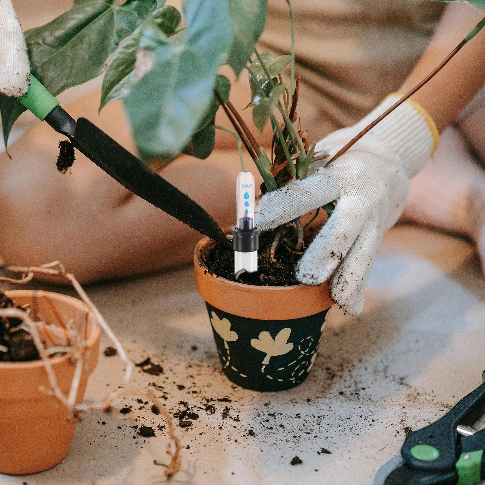 

2Pcs Water Level Indicators Potted Plant Moisture Indicator Water Shortage Reminder Plant Moisture Indicator