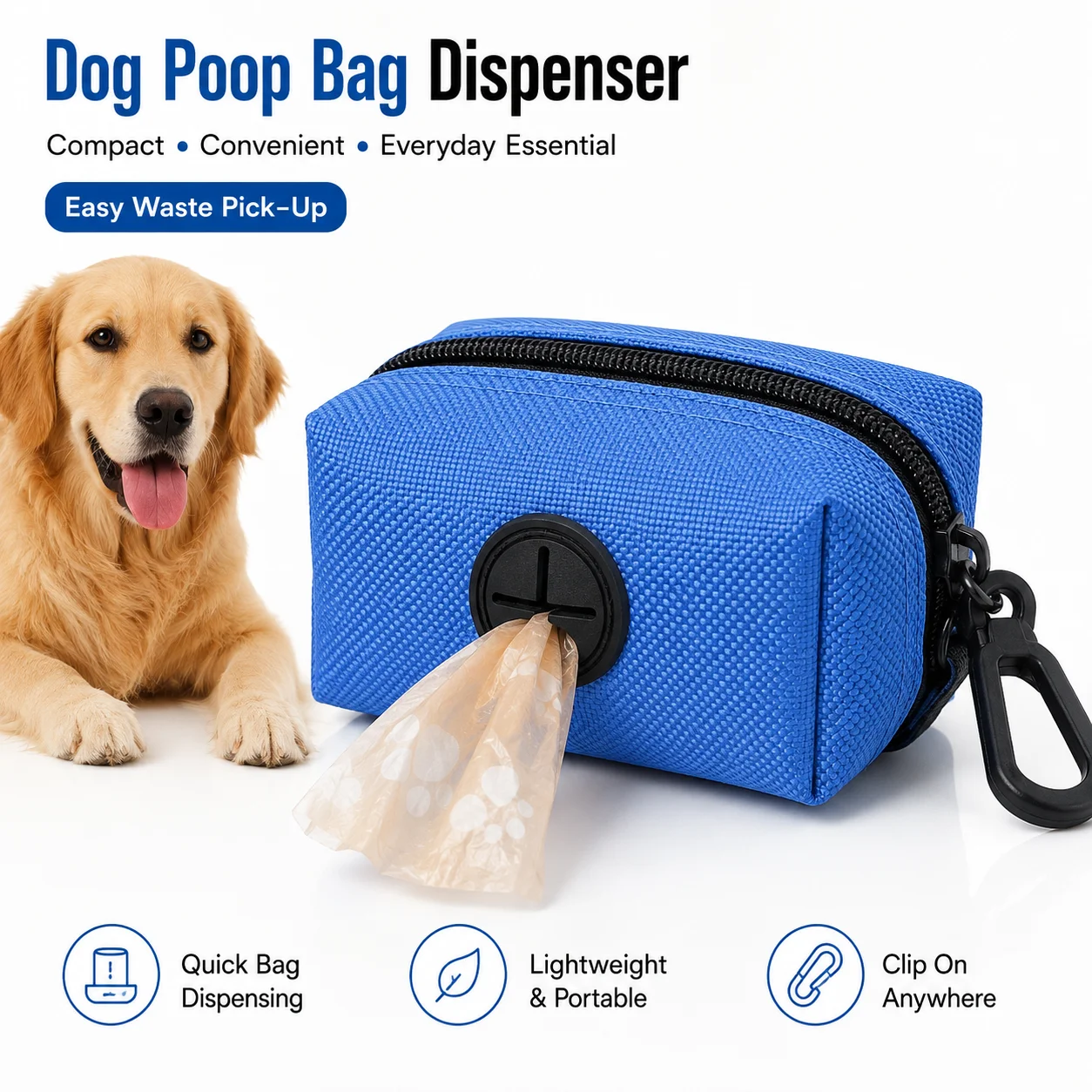 Travel Accessories Dog - حامل أكياس فضلات الكلاب، موزع أكياس