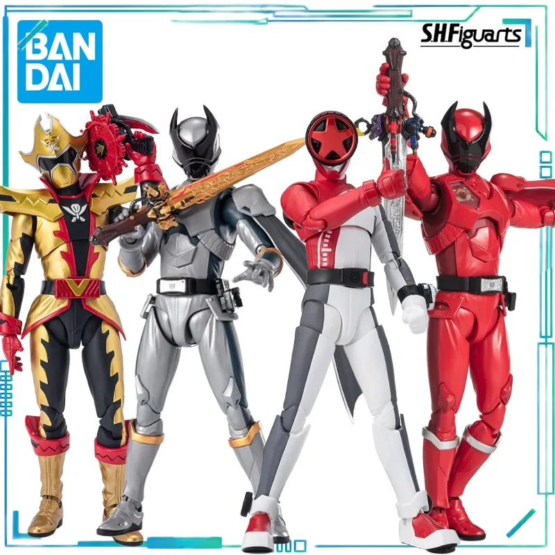 

BANDAI Genuine S. H. Figuarts Series Super Sentai Wang Style Team Explosive Team Aircraft Team Movable Finished Product Model