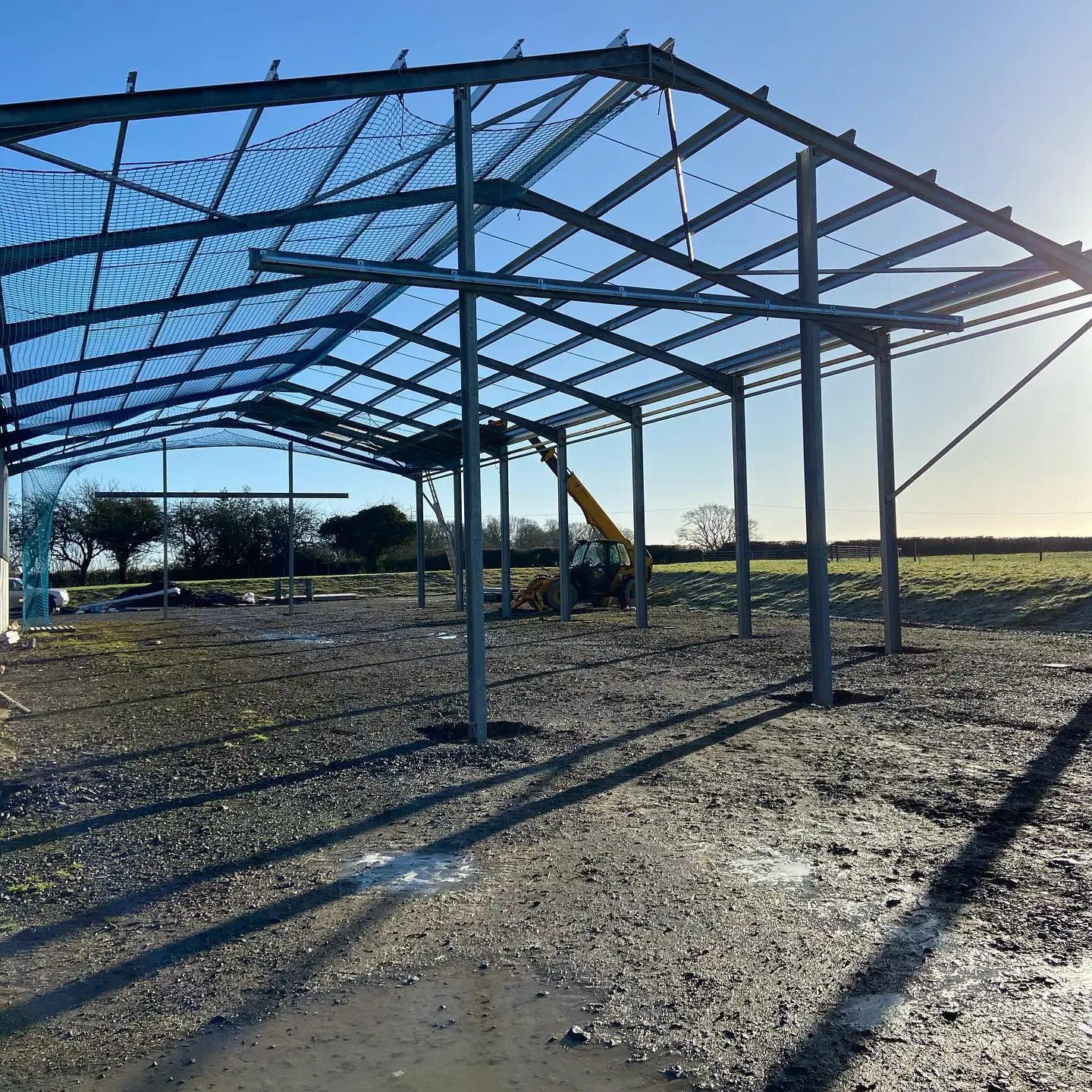 Aangepaste geprefabriceerde huisbouwconstructie Stalen frame Hangar schuur Stalen structuurmagazijn