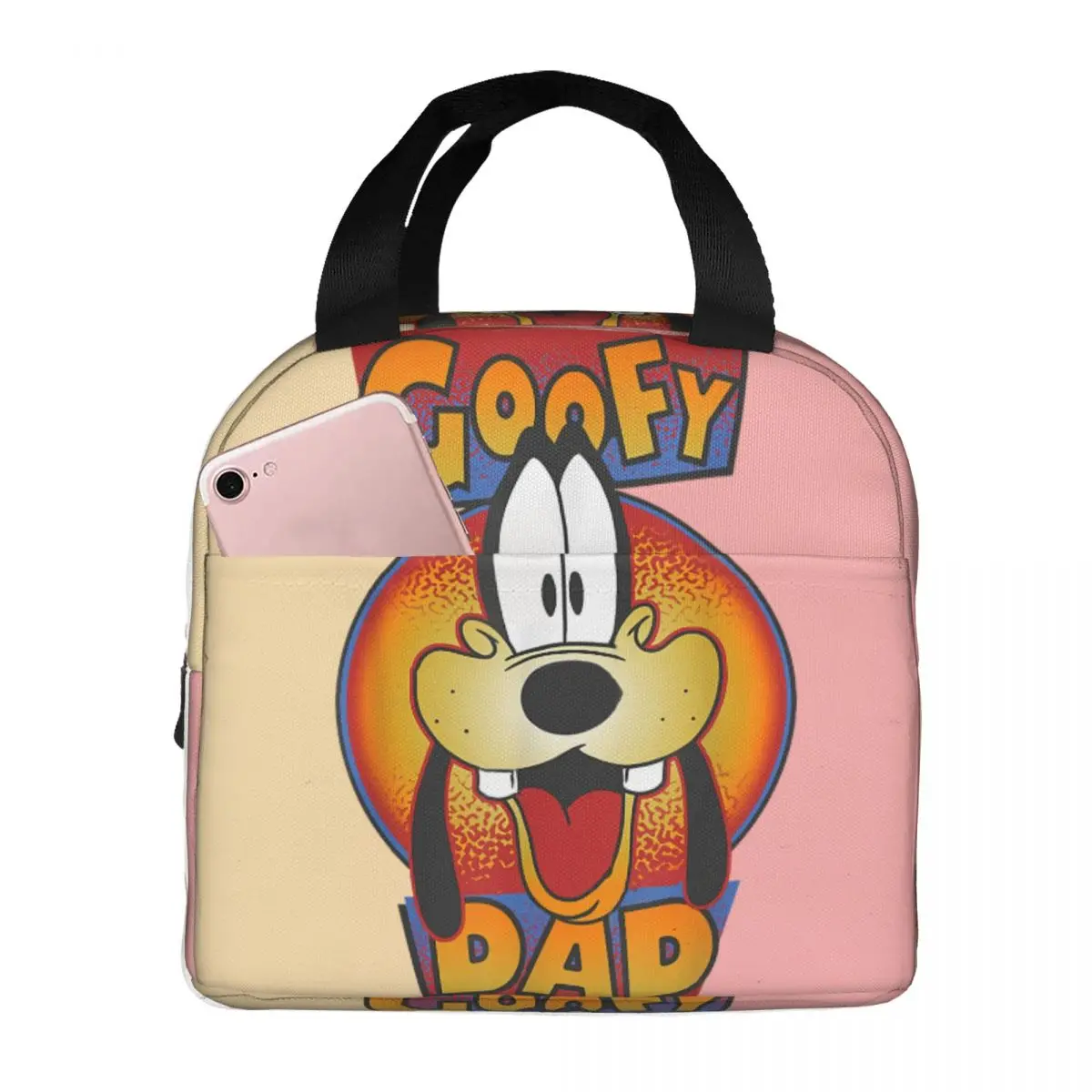 

Large Capacity For Women Disney｠Goofy Travel Storage Bags Fashion Goof Dad Big Face Classic Weekend Picnic Lunch Food Box