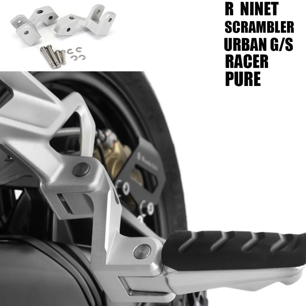 

For BMW R9T Scrambler Racer Urban G/S Pure Footrest Lowering Kit RNINET NINE T Passenger Peg Lowering Set R nineT Accessories