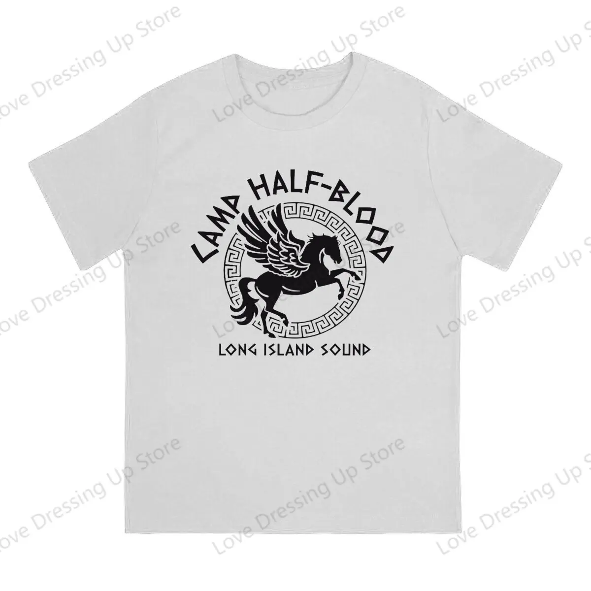 Camp Half-Blood Camiseta de algodón puro con estampado para hombre, camisetas de manga corta, camisetas Hipster Percy Jackson