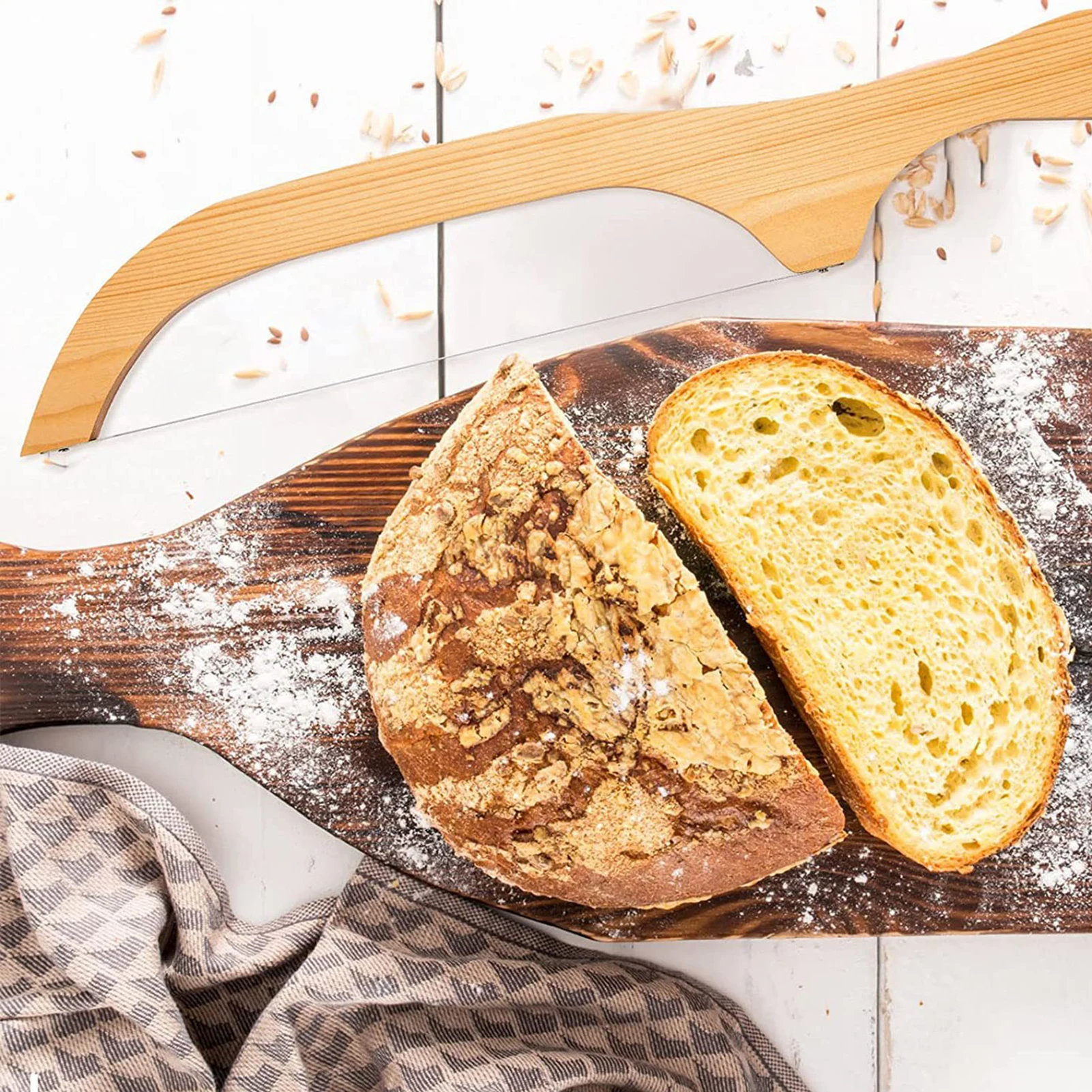 Bread Trimming Knife Reduces Friction and Not Tear the Bread for Slicing Bread Cucumbers