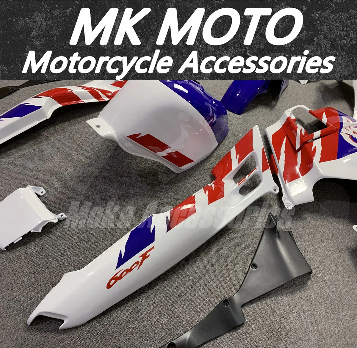 Kit de carenagens de motocicleta adequado para cbr600f f3 1995-1996 conjunto de carroceria injeção abs de alta qualidade novo branco azul vermelho