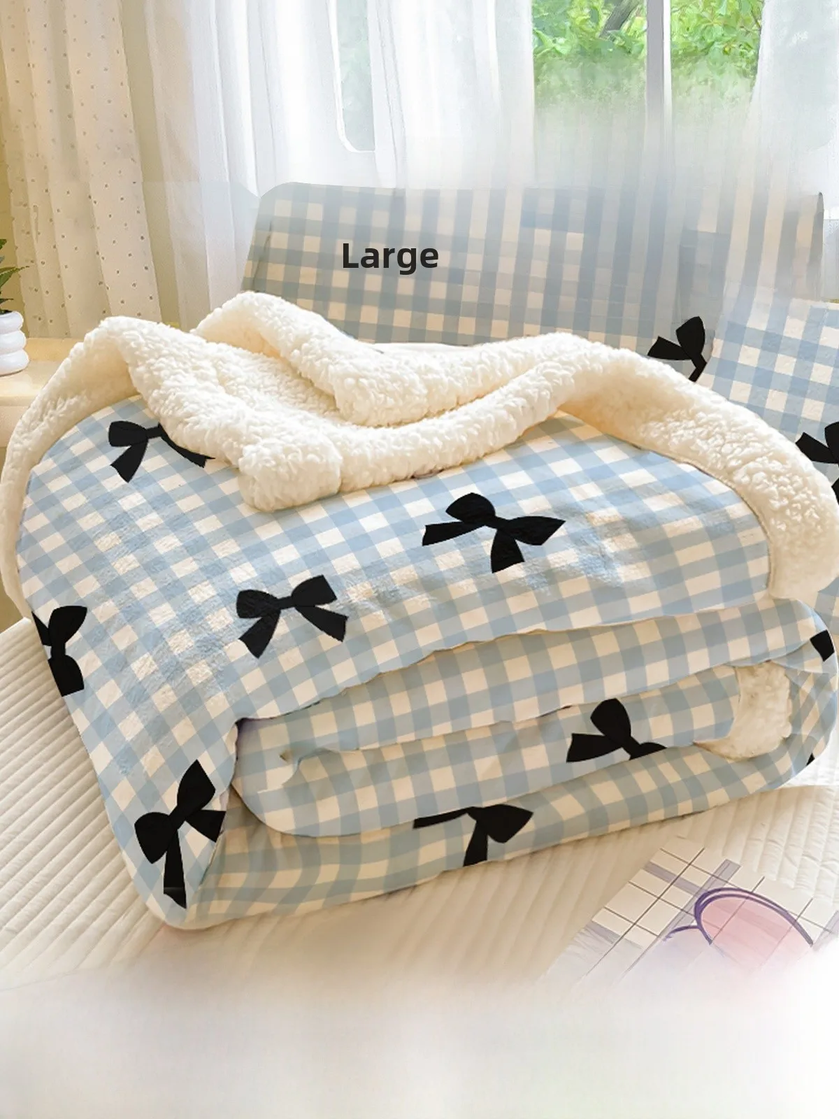 

Thickened Lamb Velvet Blanket Afternoon Nap Cover Blanket Sofa Blanket Office Air Conditioner Blanket Soft Polyester Fiber