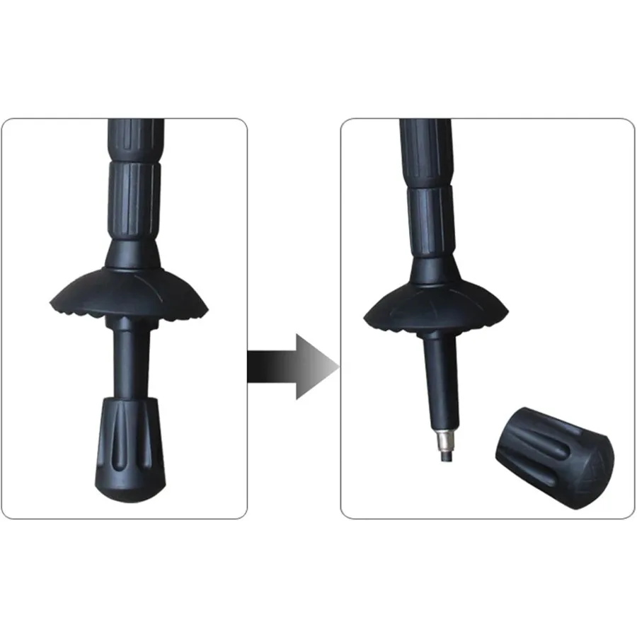 مجموعة أطراف عمود الرحلات، أعواد المشي، طرف بديل لحماية سلال الثلج والطين #5