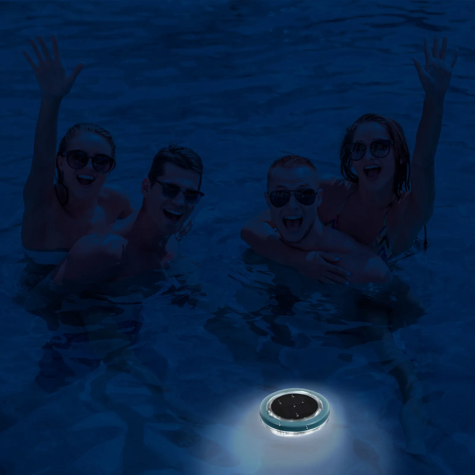 

Solar Floating Pool Light Automatic Day Charge Night on Waterproof LED Lamp for Swimming Pool Pond Fountain Garden Yard Decor