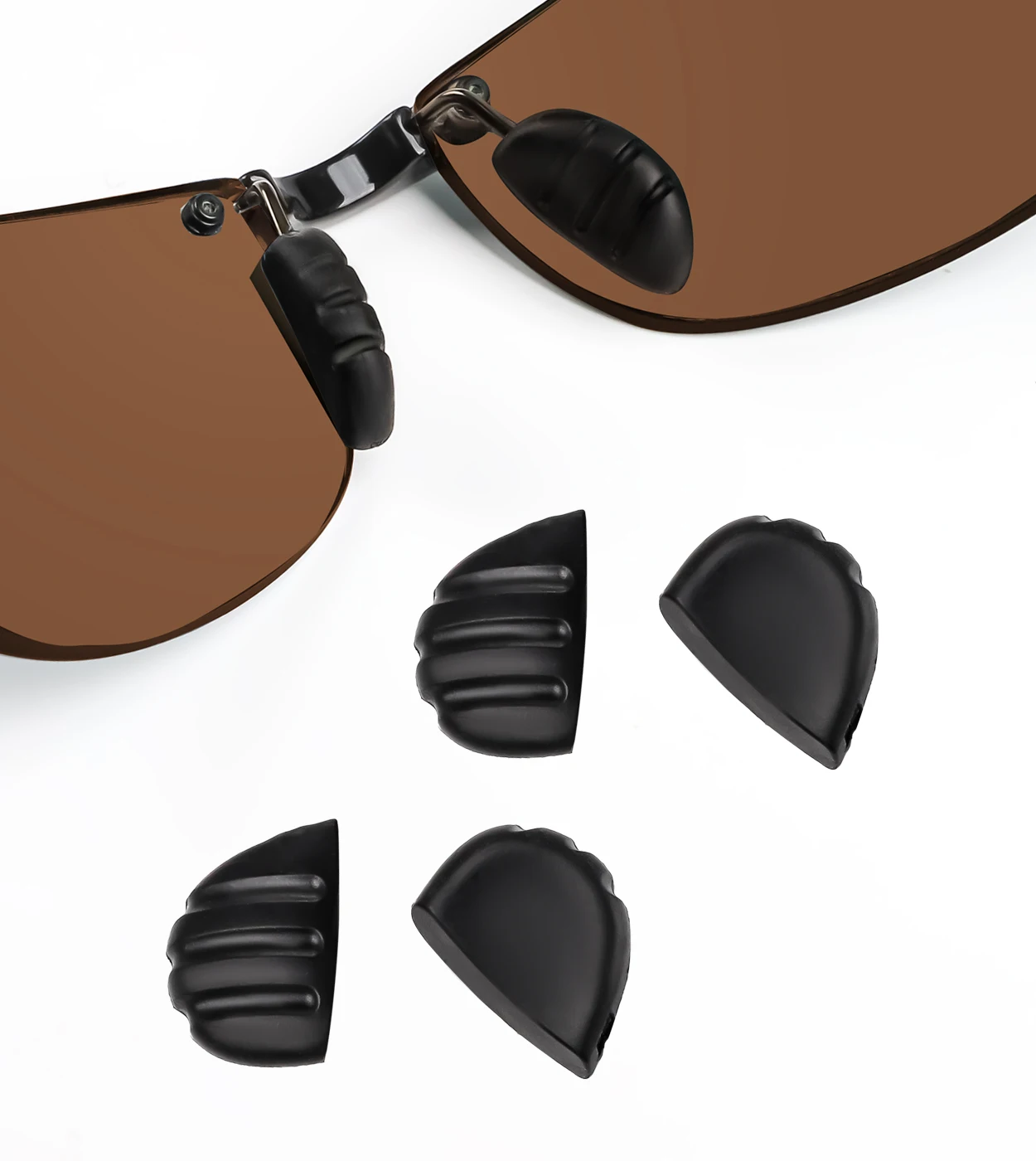 Anti-Slip Replacement Nose Pad Nose Pieces for Maui Jim Makaha MJ405 Frame-Hygienic & Skin-Friendly Material