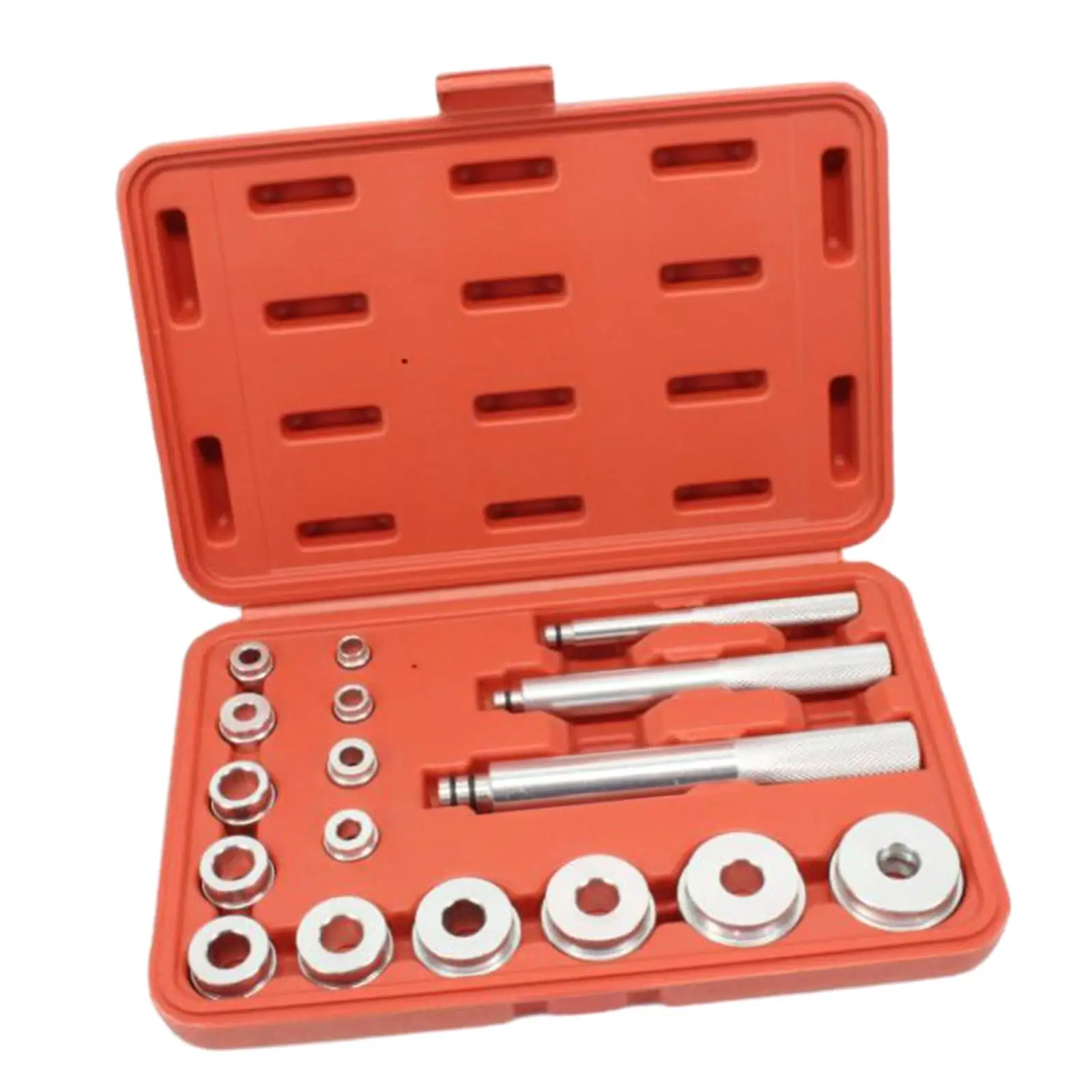 17 Pieces Bearing Race Seal Driver Disc Tool Wheel Axle Bushing Installation Set Bearing Race and Seal Install Driver Set