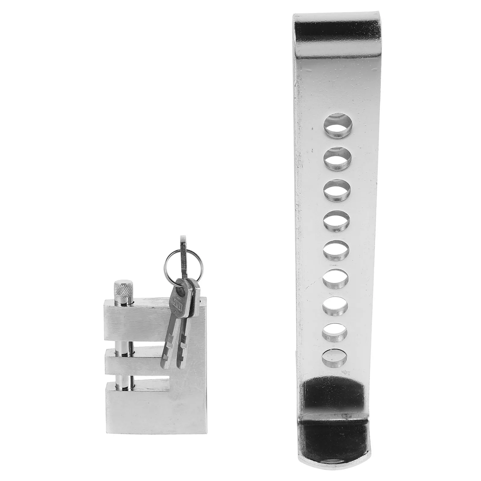 Steering Wheel Lock U-Shaped Retractable Metal Anti- Device For Car Brake Clutch Pedal Adjustable Security Club