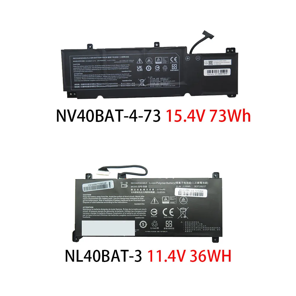 

Аккумулятор для ноутбука NV40BAT-4-73 15,4 В 73 Втч NL40BAT-3 11,4 В 36WH NJ50BAT-4-32 14,4 В 32WH NJ50BAT-47 14,8 В 47WH Новый