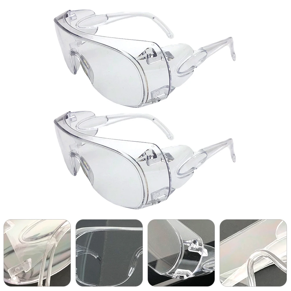 

2 Pair Protection Goggle Windproof Glasses Cycling Eyeglasses Eyewear Goggles Outdoor Event