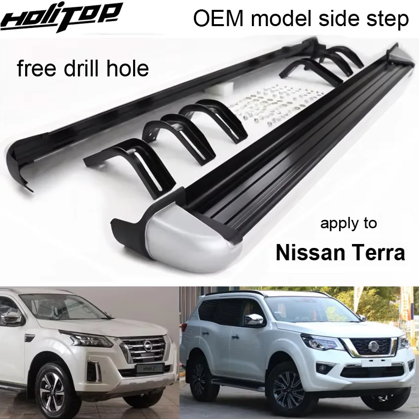 original model side step foot pedal running board for Nissan Terra Terrano X-Terra 2019 2020 2021 2022 2023 2024 2025,old seller