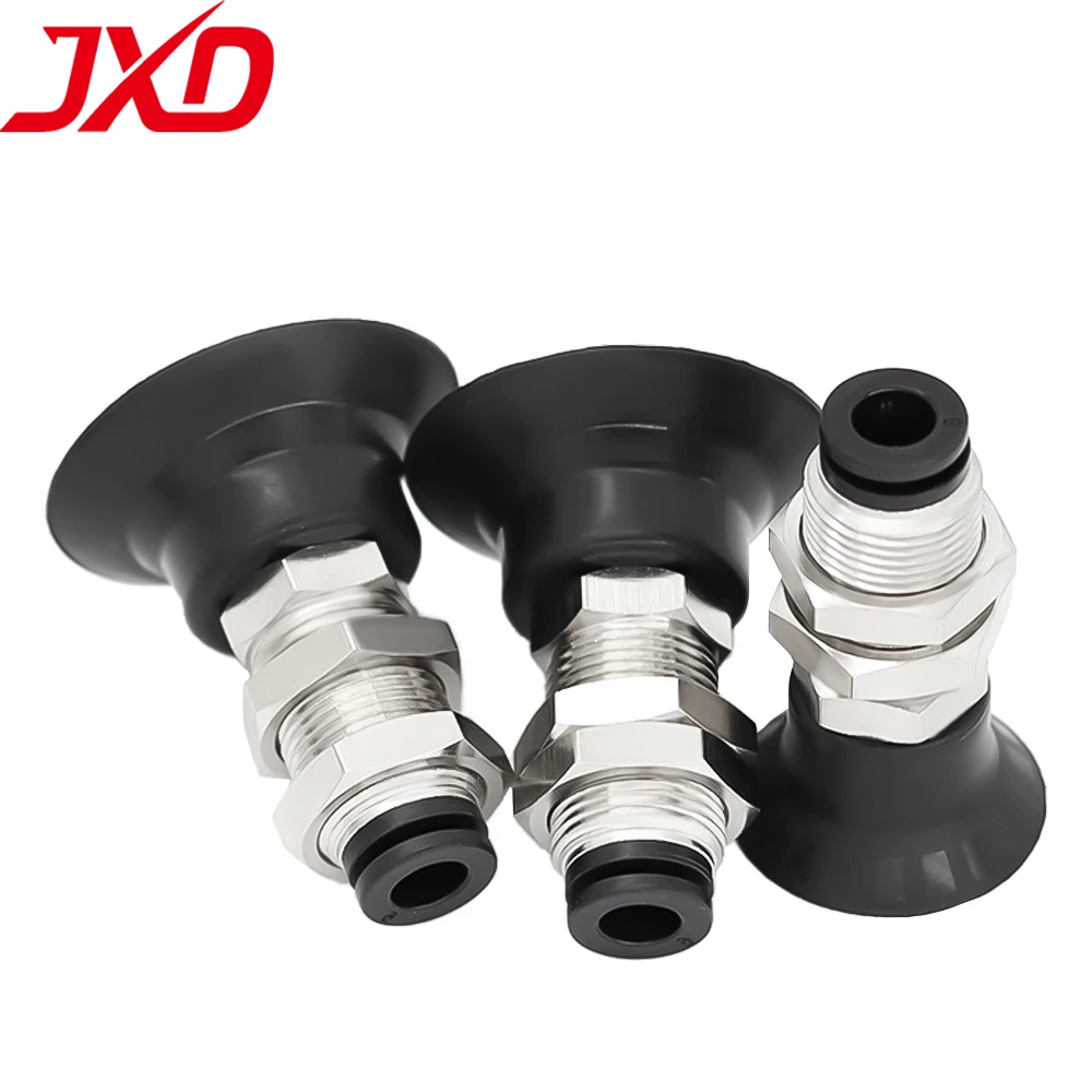 JXD Pneumatic Vacuum Suction Cup PAK 05-50mm M12/M14 Suction Nozzle Mounting Hardware for Robotic EOAT Pneumatic 5