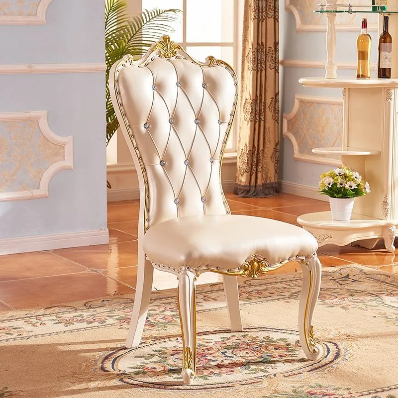 Wedding Velvet Dining Chairs Vanity Throne Dressing Unique Sex Retro Dining Chairs Peacock Luxury Muebles Postmodern Furniture
