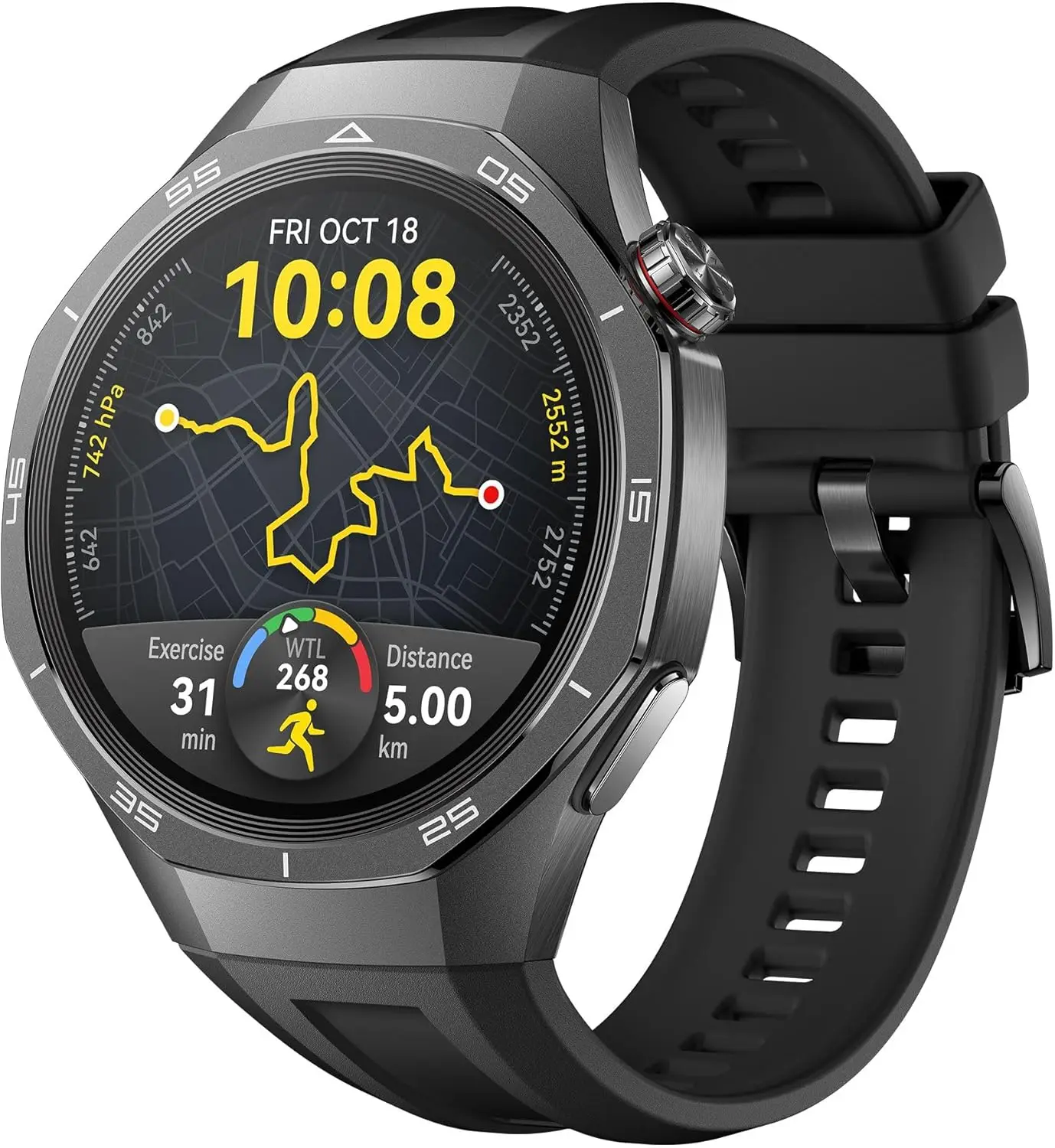 

Умные часы HUAWEI Watch GT 5 Pro, дизайн с острыми краями, срок службы батареи до 14 дней, спортивные часы профессионального уровня, отслеживание здоровья,