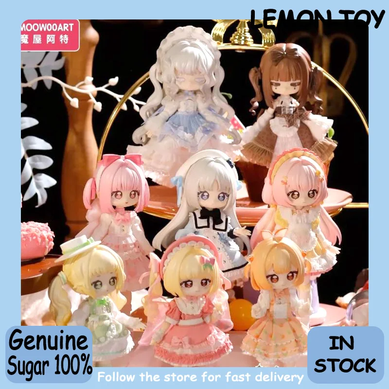 

In Stock Genuine MOOWOOART Sugar 100% 1/12 BJD Blind Box Articulated Doll Kawaii Figure Desktop Ornament Trendy Toy Gift