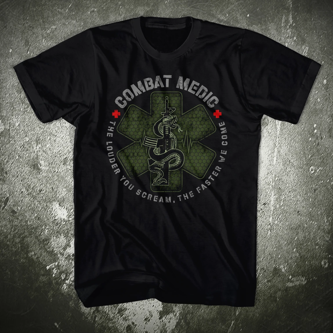 

Combat Medic T-Shirt 100% Cotton O-Neck Short Sleeve Summer Casual Mens T-shirt Streetwear