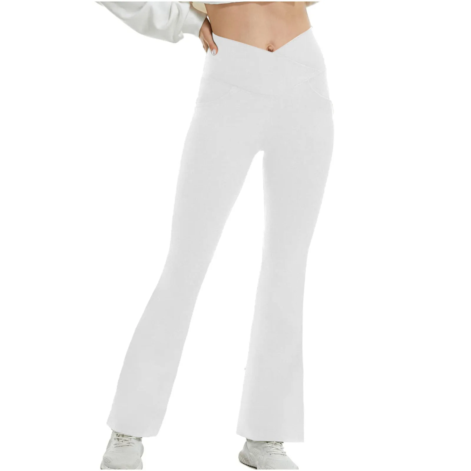 Woman's Trousers Good Quality autumn/winter Solid Color High Waist Fashion Ladies Trousers Cheap Sale Dropshipping ZC492
