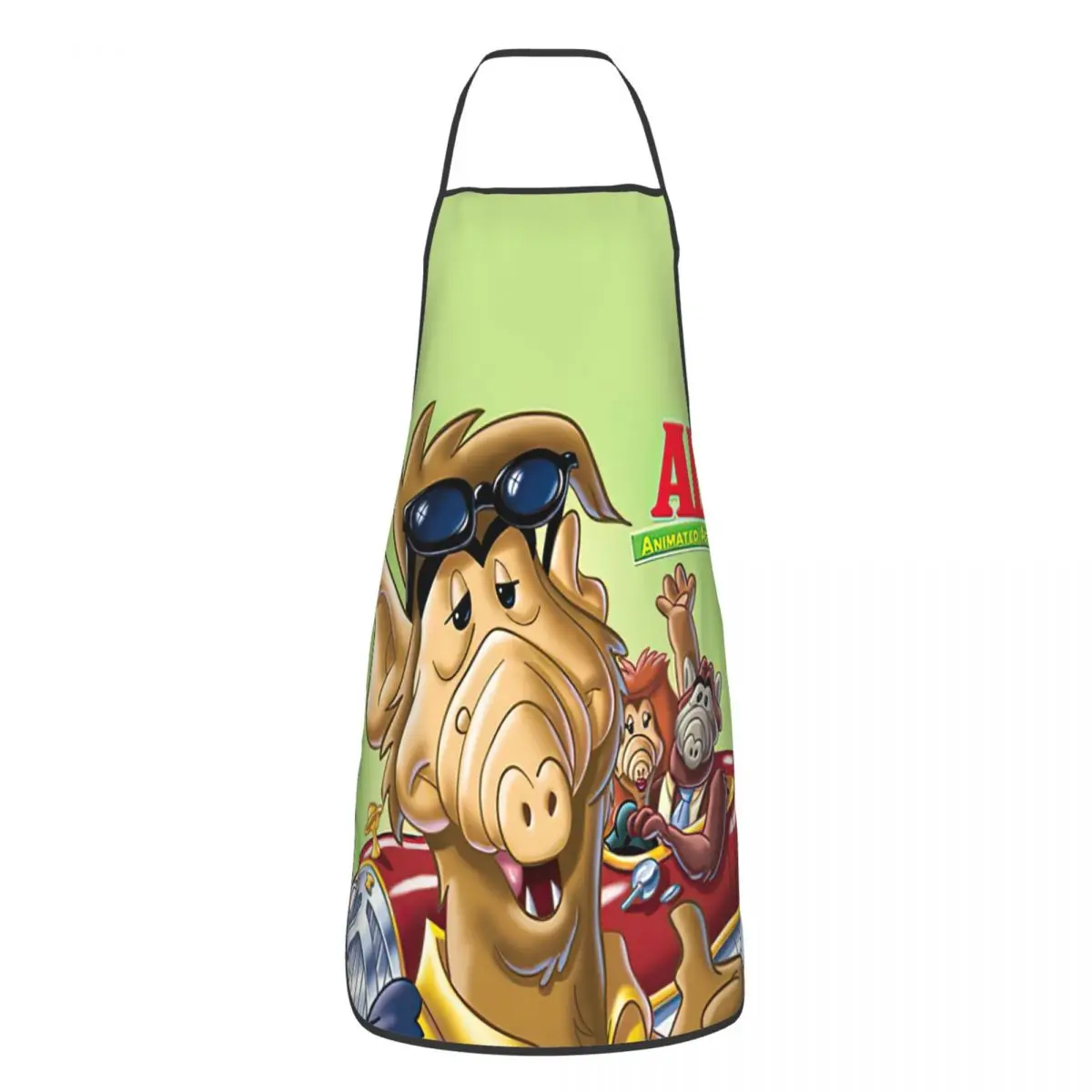 Alf Animated Adventures Funny Apron Men Women Cartoon Adult Unisex Kitchen Chef Bib Tablier Cuisine Cooking Baking Gardening