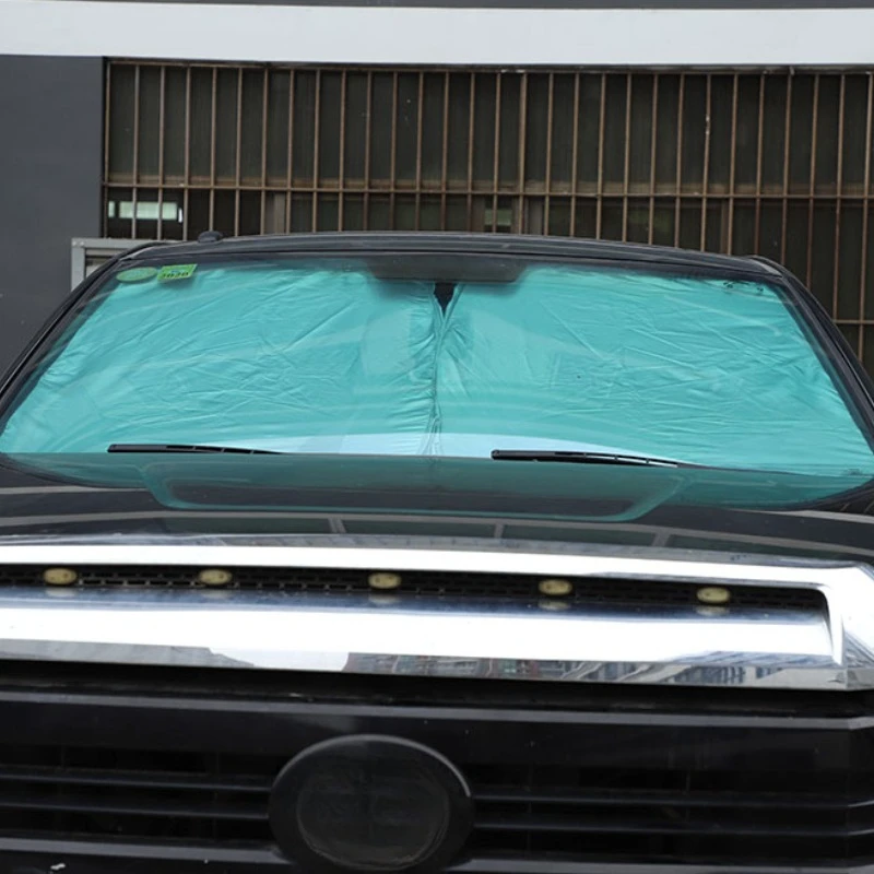 

For Toyota Tundra 2007-2021 Silver Tape Car Front Windshield Thermal Curtain Shading Sunscreen Interior Car Accessories
