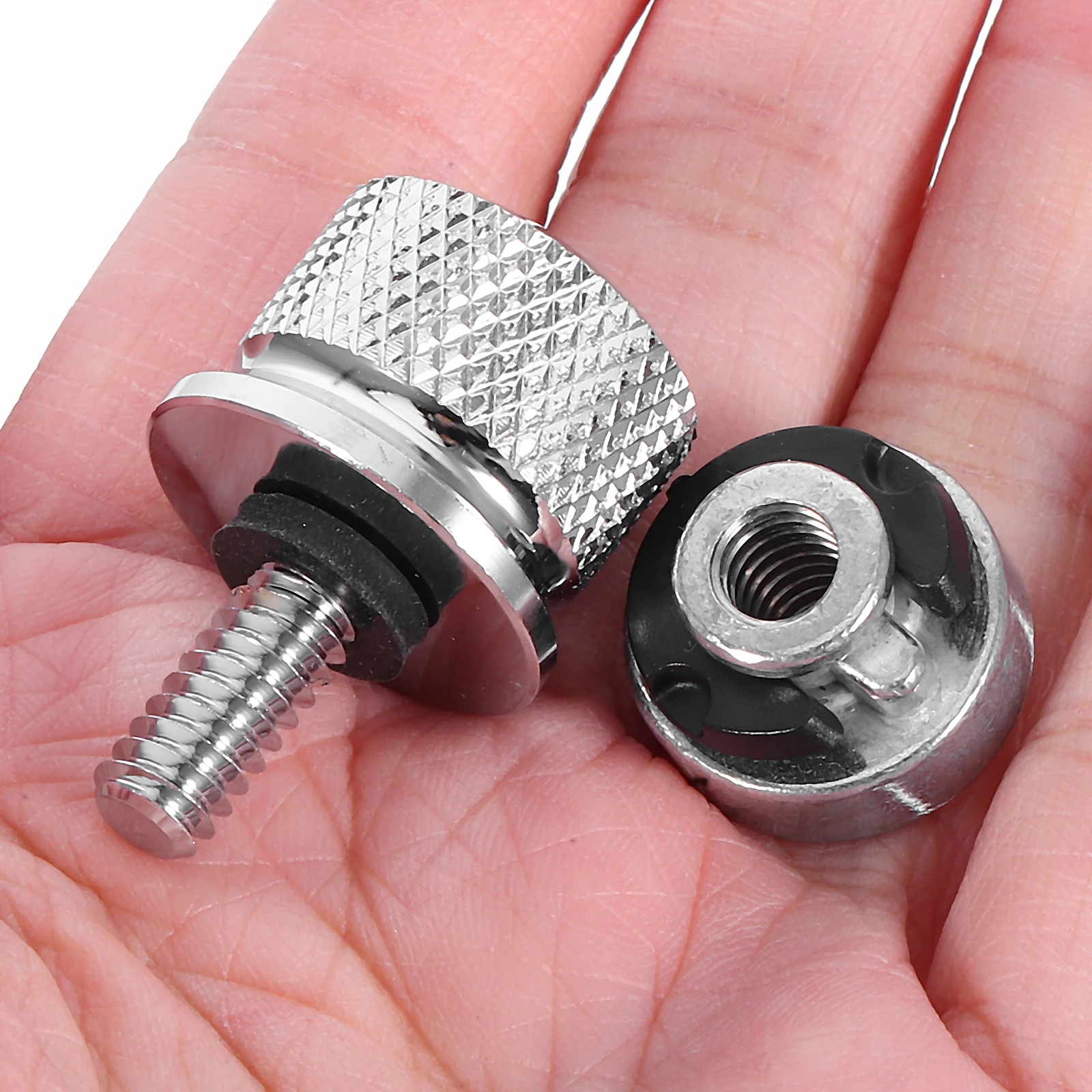 

Motorcycle Seat Cushion Screws CNC Aluminum Alloy Rear Self Tapping Mount Hardware Bolts Nuts Fit Various Models Quick