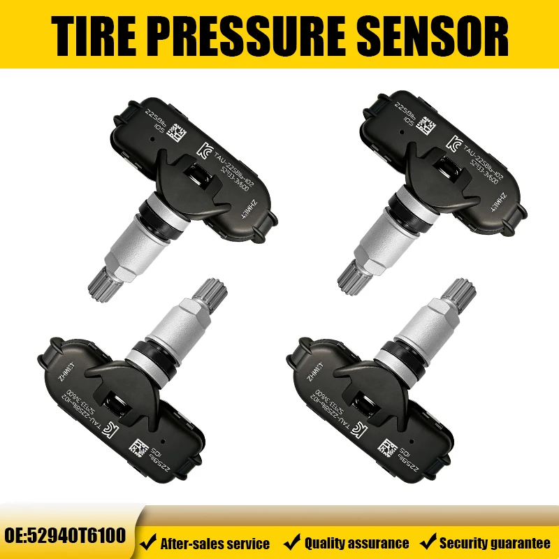 

1/4PCS 433MHZ Tire Pressure Monitor System TPMS 52940-T6100 Fit For Hyundai Grandeur Azera KIA Replacement For 52940T6100