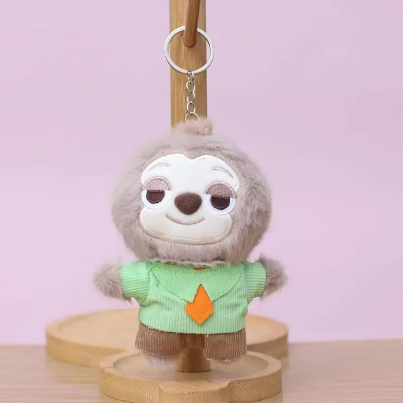 Breloczek Zootopia Pluszowy Lis Nick Królik Judy Zawieszka do Torby Leniwiec Flash Leopard Benjamin Akcesoria Zwierzęce na Prezent